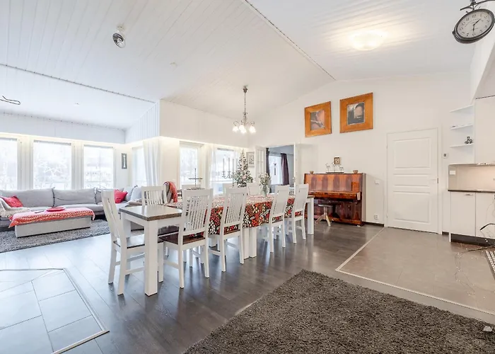 Riverside Family House Near Santa Claus Village - Sauna & Aurora View *