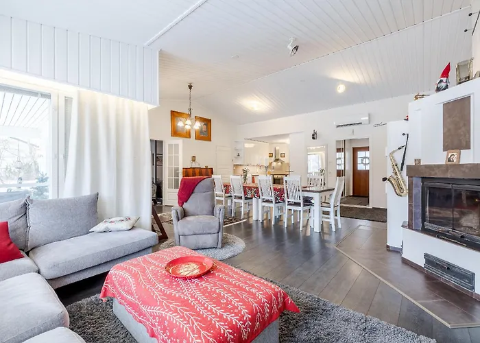 Riverside Family House Near Santa Claus Village - Sauna & Aurora View Apartamento