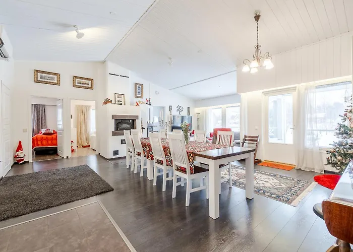 Apartamento Riverside Family House Near Santa Claus Village - Sauna & Aurora View